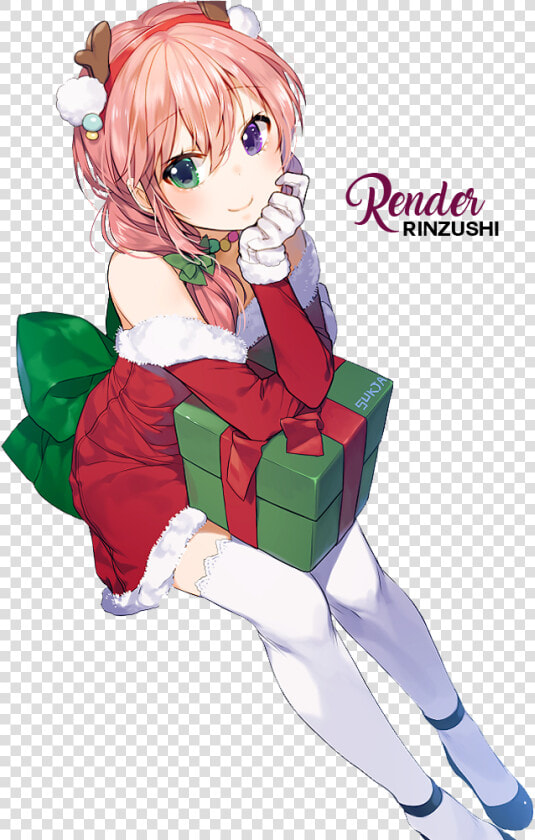Merry Christmas Anime Girl   Png Download   ค ริ สมาส Anime  Transparent PngTransparent PNG