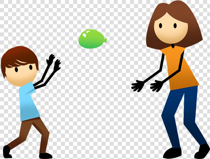 Clipart Of Kids Child Learning Clipart Children Learning   Balloon Toss Clipart  HD Png DownloadTransparent PNG