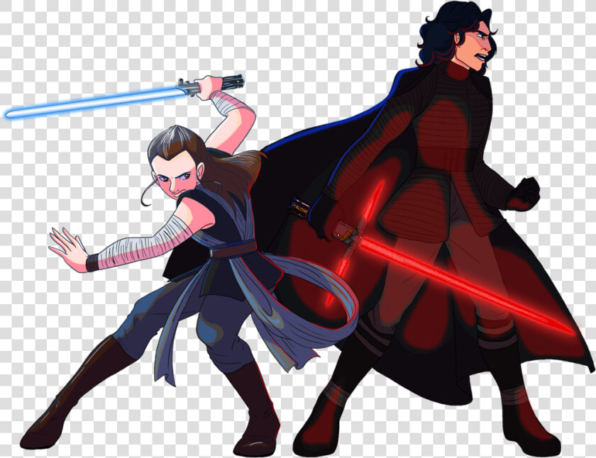 Star Wars  The Force Awakens  And Kylo Ren Image   Illustration  HD Png DownloadTransparent PNG