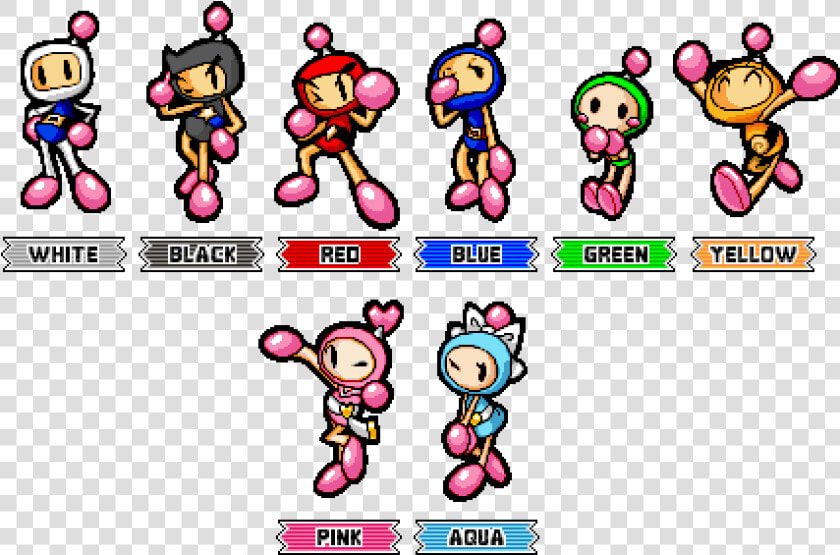 Pixel Bomberman R Sa3 Character Select Style By Caitlinthestargirl   Green Super Bomberman R Character  HD Png DownloadTransparent PNG