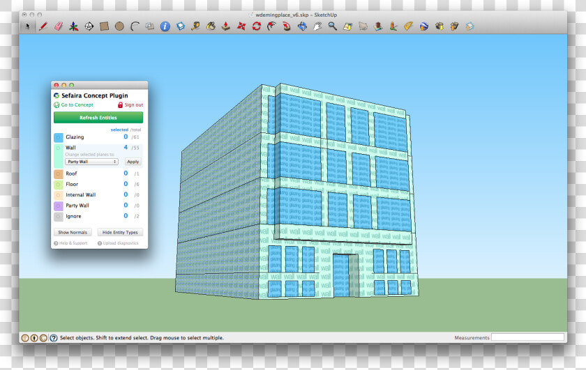 Sefaira Concept Classifies The Geometry Within A Sketchup   Architektury Program Do Projektowania  HD Png DownloadTransparent PNG