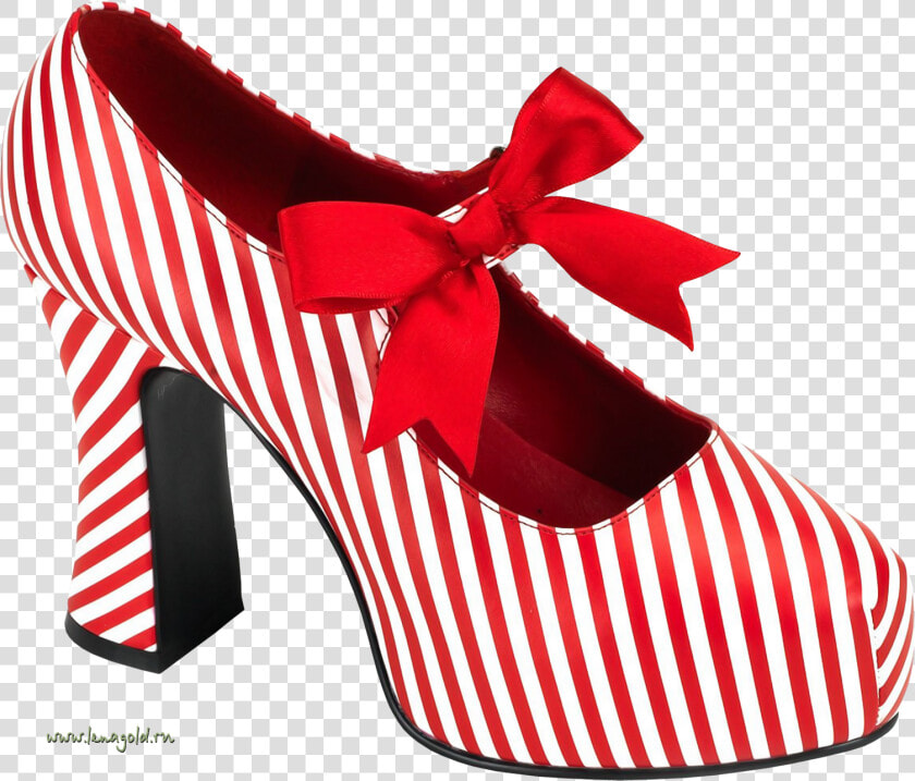 Clipart Shoes Chappal   Striped Shoe High Heel  HD Png DownloadTransparent PNG