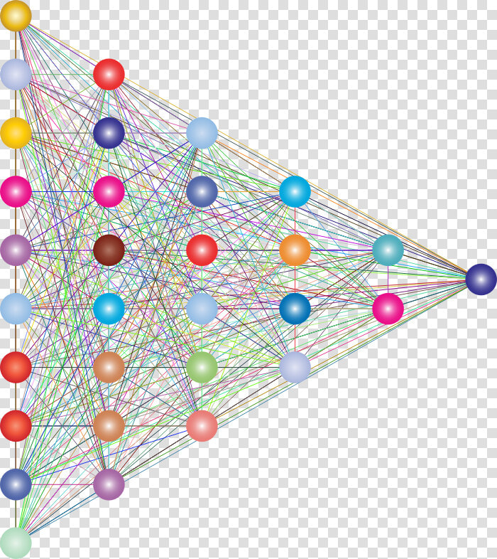 Neural Network Deep Learning Prismatic   Circle  HD Png DownloadTransparent PNG