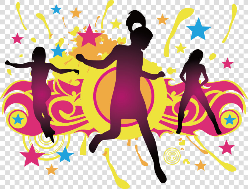 Dance Party Dance Party Silhouette   Party Dancing Woman Png  Transparent PngTransparent PNG