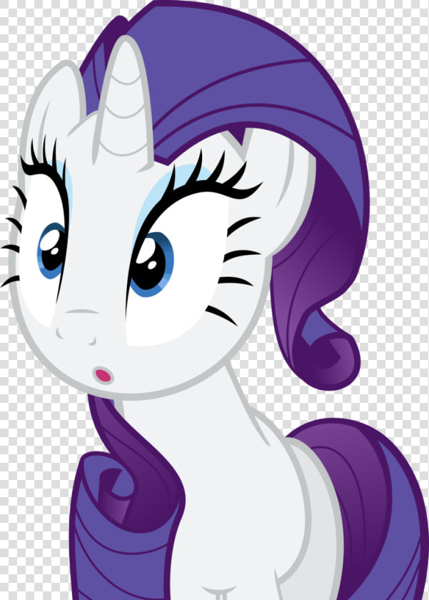 Rarity Vector By Flawlesstea   My Little Pony Rarity Surprised  HD Png DownloadTransparent PNG