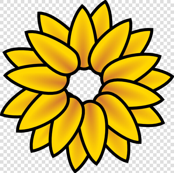 Clip Art At Clker   Sunflower Clip Art  HD Png DownloadTransparent PNG