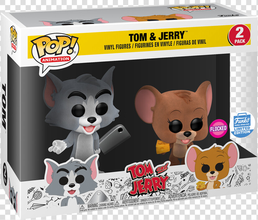 Funko Pop Tom And Jerry Flocked  HD Png DownloadTransparent PNG