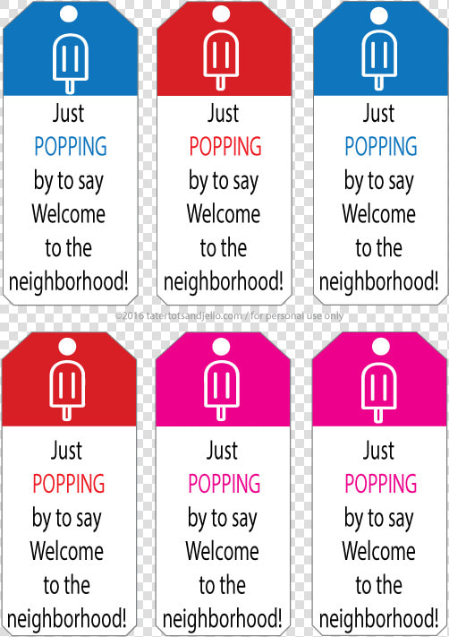 Welcome To The Neighborhood Printable   Free Back To School Tags  HD Png DownloadTransparent PNG