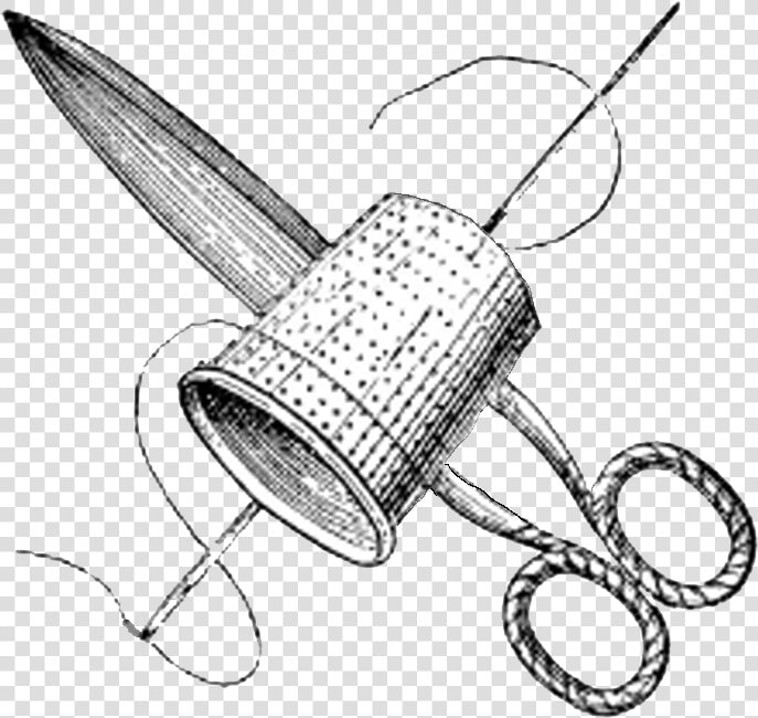 Thread Drawing Sewing Needle For Free Download   Sewing Clip Art  HD Png DownloadTransparent PNG