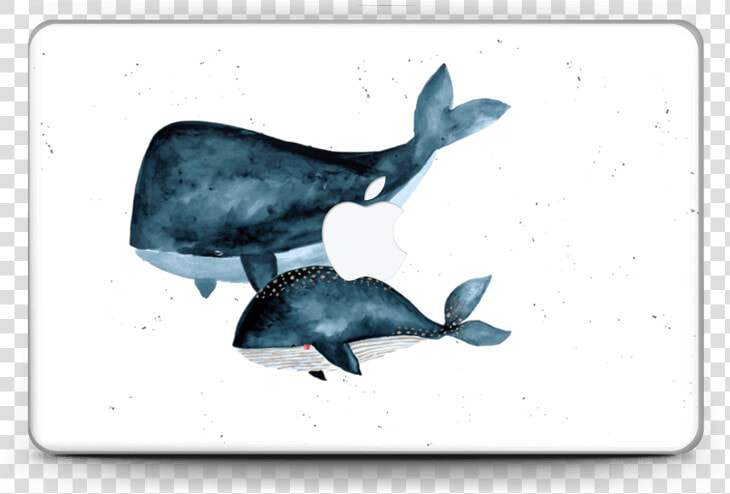 Two Whales Skin Macbook Air 11”   Whales  HD Png DownloadTransparent PNG