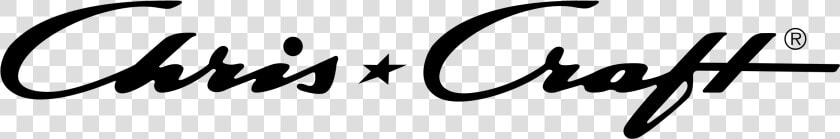 Chris Craft Logo Black And White   Calligraphy  HD Png DownloadTransparent PNG