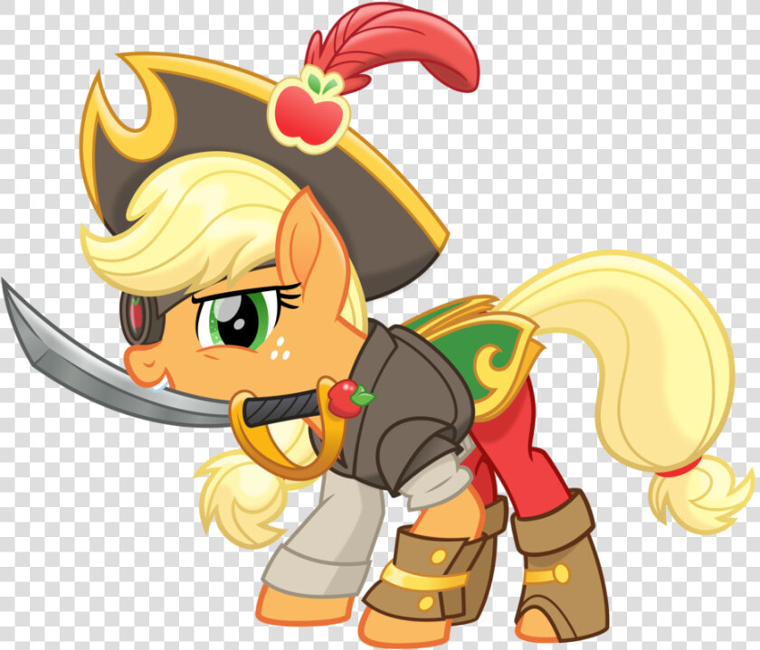 Mlp Movie Spoiler The Dread Pirate Applejack By Cheezedoodle96   My Little Pony Pirates  HD Png DownloadTransparent PNG