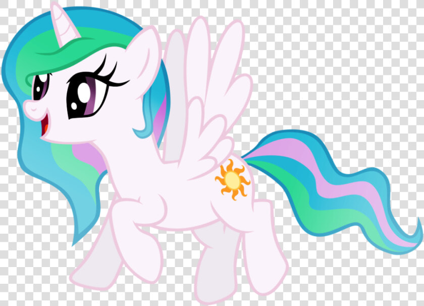 Mlp Princess Celestia Pink Mane   Png Download   My Little Pony Celestia Young  Transparent PngTransparent PNG