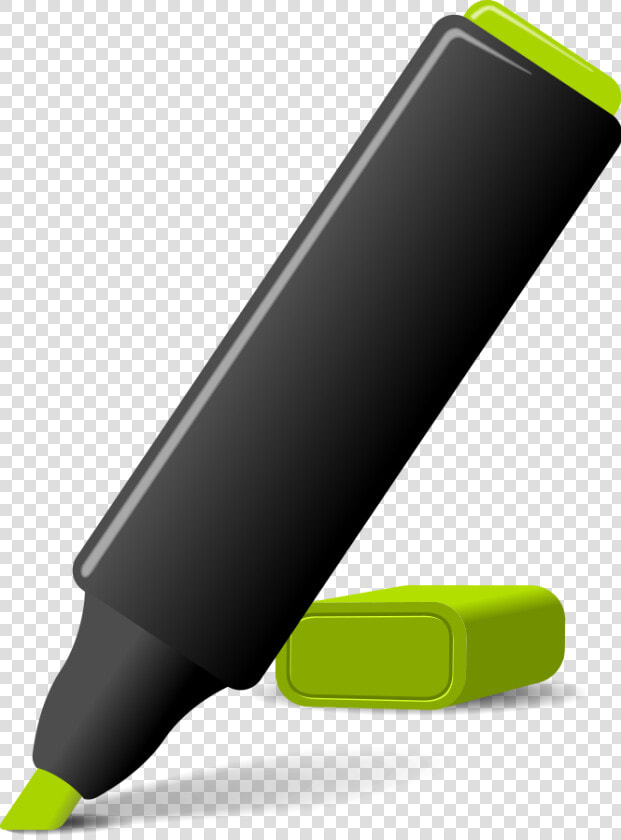Marking Pin  Marker  Green  Office  Pen  Felt Pen   Textmarker Clipart  HD Png DownloadTransparent PNG