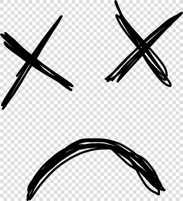  sadface  xeyes  drawnsadface  x’douteyes  xforeyes  HD Png DownloadTransparent PNG