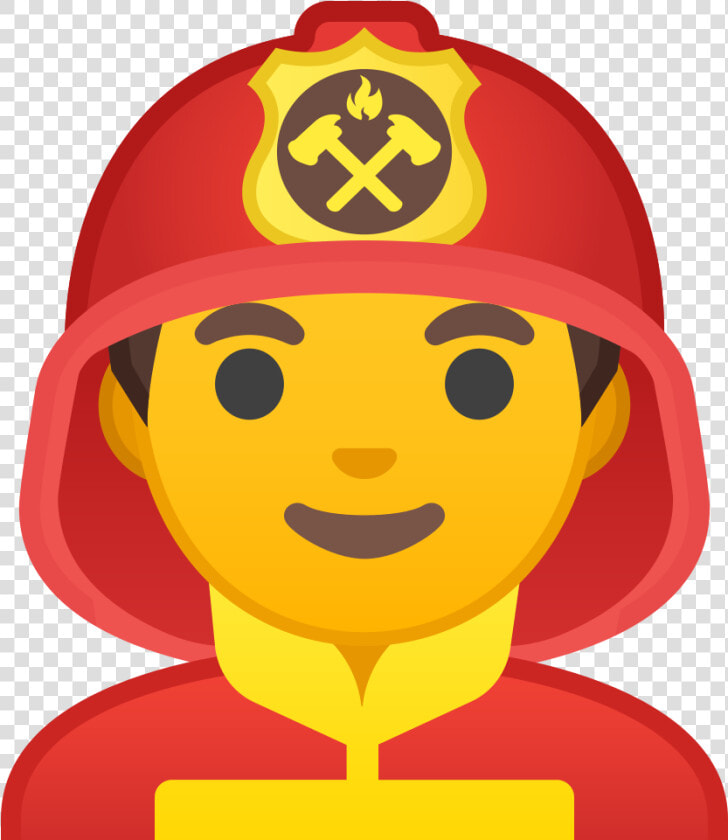 Man Firefighter Icon   Firefighter Emoji Png  Transparent PngTransparent PNG
