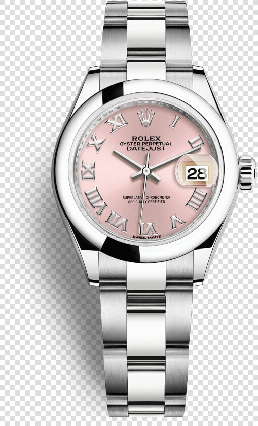 Datejust   Pink Face Rolex  HD Png DownloadTransparent PNG