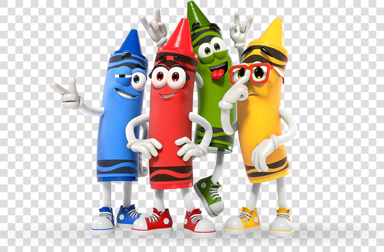 Crayola Crayon Characters  HD Png DownloadTransparent PNG