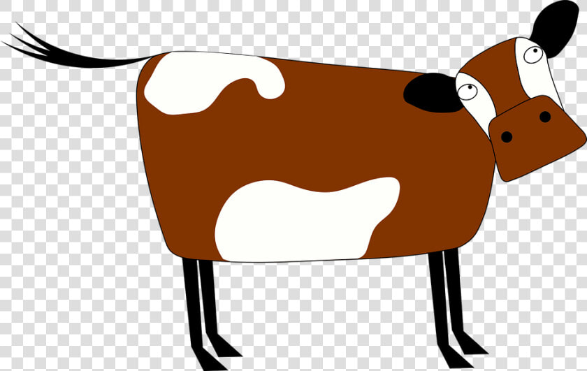 Animal  Cartoon  Cow  Farm  Farmyard  Field   Cow Brown Cartoon  HD Png DownloadTransparent PNG