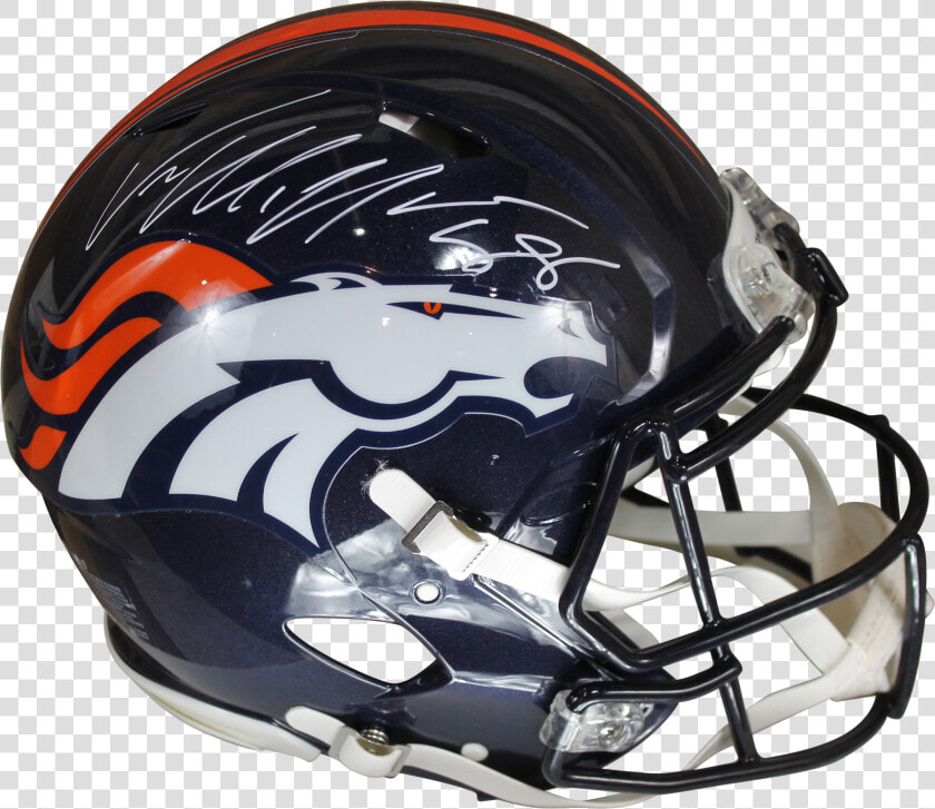 Von Miller Autographed Broncos Speed Proline Helmet   Denver Broncos  HD Png DownloadTransparent PNG