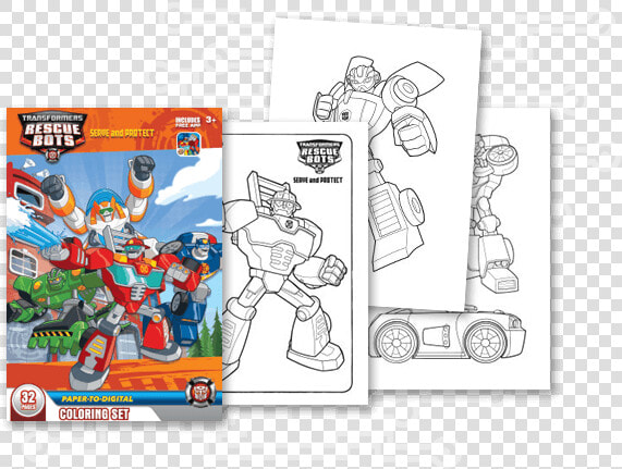 Transformers Rescue Bots Coloring Pages   Cartoon  HD Png DownloadTransparent PNG