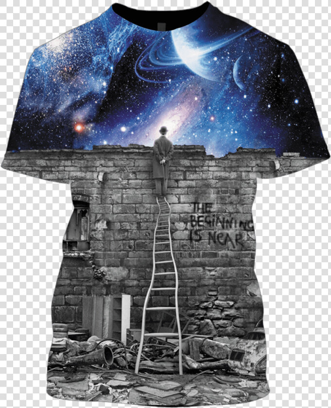 Gearhuman 3d Man Looking Out Galaxy Custom T shirt   Energy Of The Mind Is The Essence  HD Png DownloadTransparent PNG