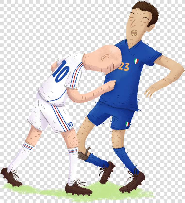 Zidane  France Materazzi  Italie   Kick Up A Soccer Ball  HD Png DownloadTransparent PNG