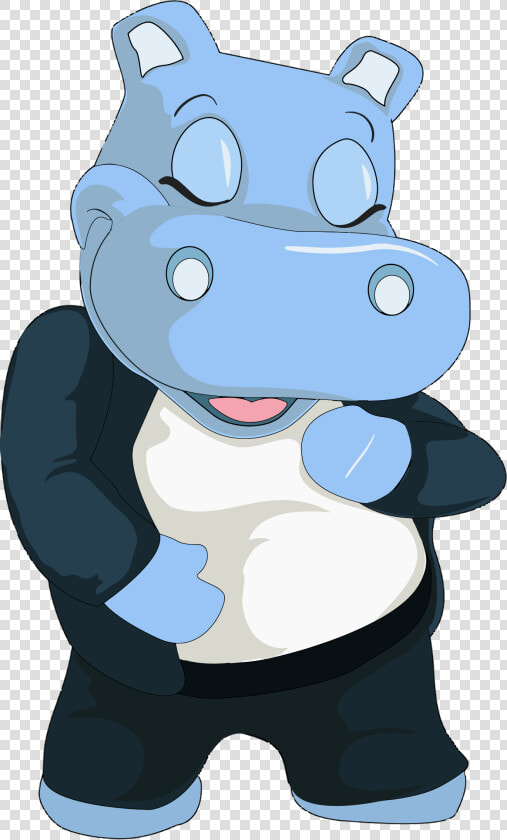 Anthropomorphic Hippo Clip Arts  HD Png DownloadTransparent PNG