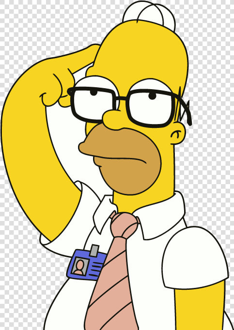 Homer Simpson Teacher   Png Download   Homer With Glasses Png  Transparent PngTransparent PNG
