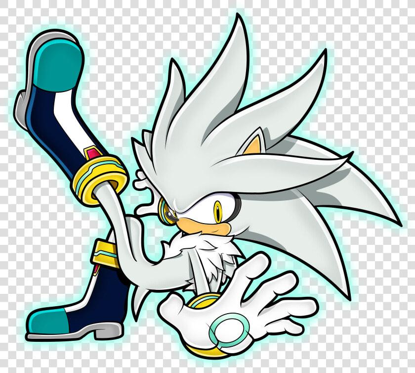 Silver The Hedgehog Sa By Robertpferd d5edalx   Silver The Hedgehog Render  HD Png DownloadTransparent PNG