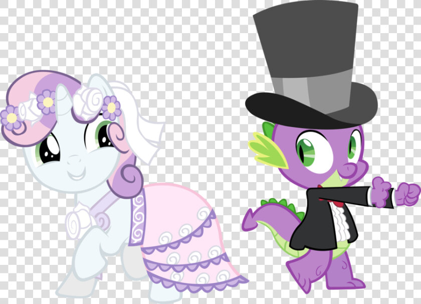 Rarity Rainbow Dash Princess Cadance Pony Spike   Mlp Sweetie Belle X Spike  HD Png DownloadTransparent PNG