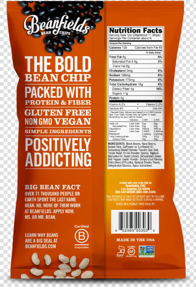 Beanfields Pico De Gallo Chips  HD Png DownloadTransparent PNG