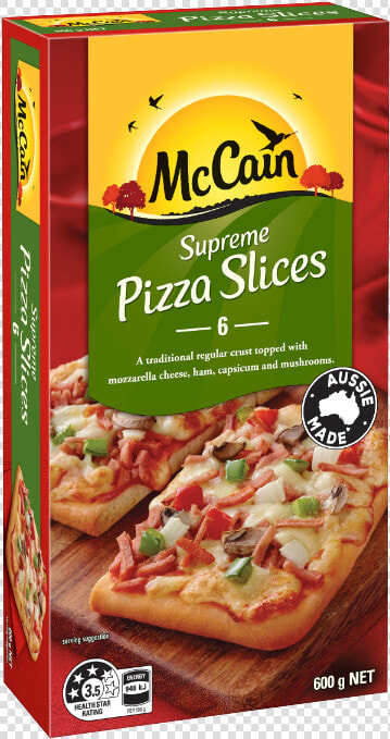Mccain Pizza Singles Cheese And Bacon  HD Png DownloadTransparent PNG