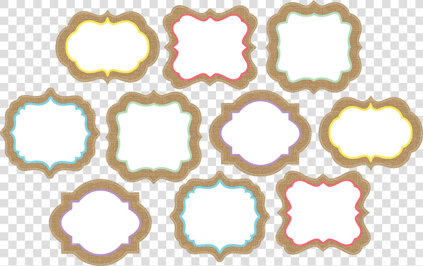 Shabby Chic Burlap Accents  HD Png DownloadTransparent PNG