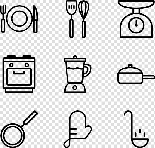 Kitchen   Kitchen Utensils Icon Transparent Background  HD Png DownloadTransparent PNG