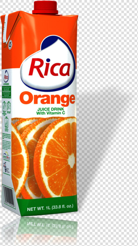 Jugo De Naranja Rica 1 Lt Con Vitamina C   Rica Orange Juice  HD Png DownloadTransparent PNG