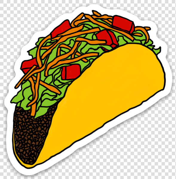 Stickers Tumblr Taco   Stickers Tumblr Tacos  HD Png DownloadTransparent PNG