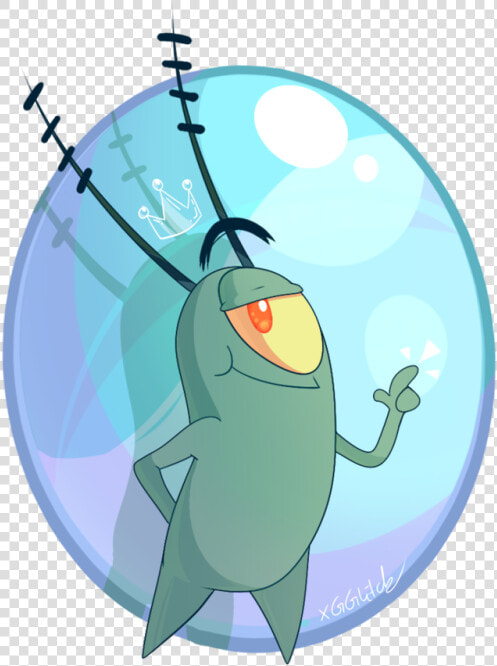 Mooniamakesart   Spongebob Plankton Fanart  HD Png DownloadTransparent PNG