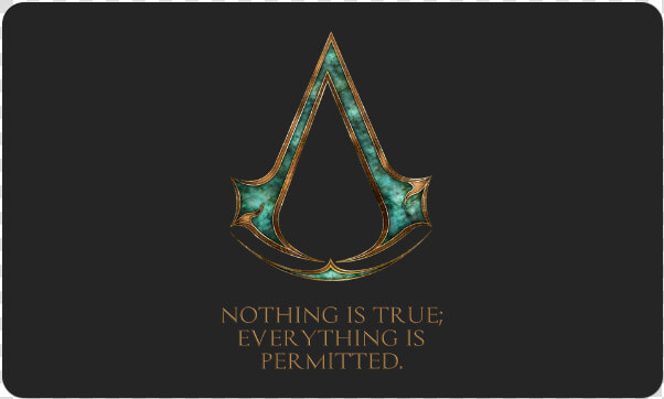 Assassins Creed Skyrim Lexicon Mashup Doormat 30 X18   Assassin  39 s Creed  HD Png DownloadTransparent PNG