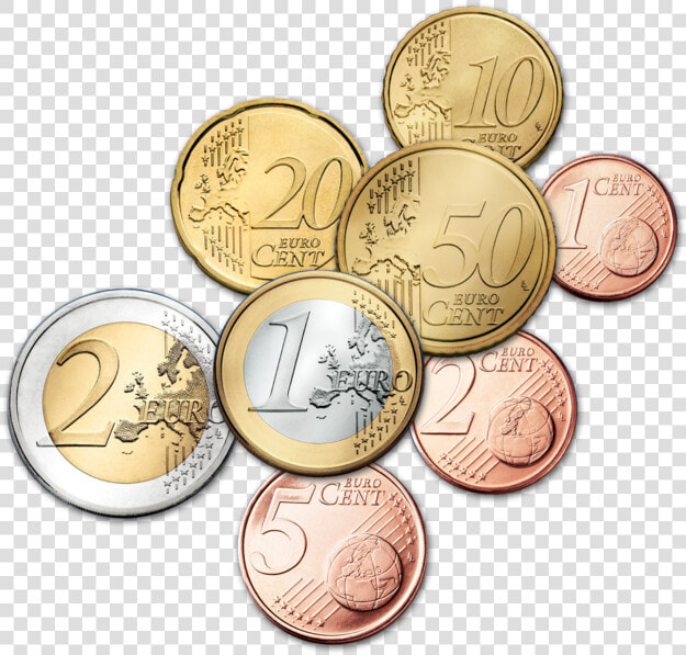 Coin Clipart More Money   Euros Coins  HD Png DownloadTransparent PNG