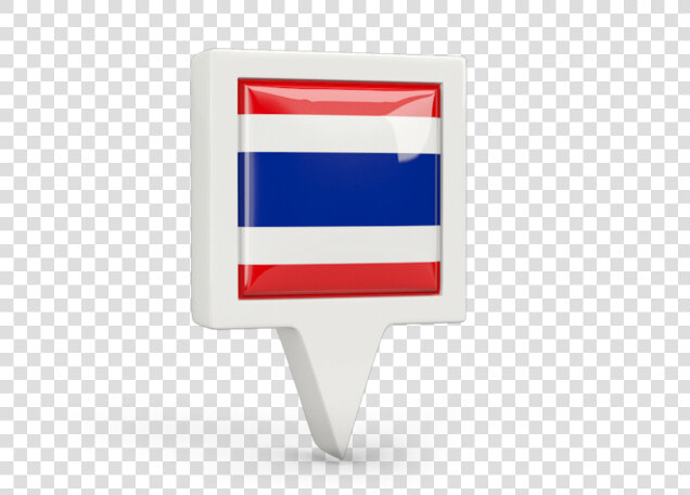 Square Pin Icon   Thailand Flag Pin Icon  HD Png DownloadTransparent PNG