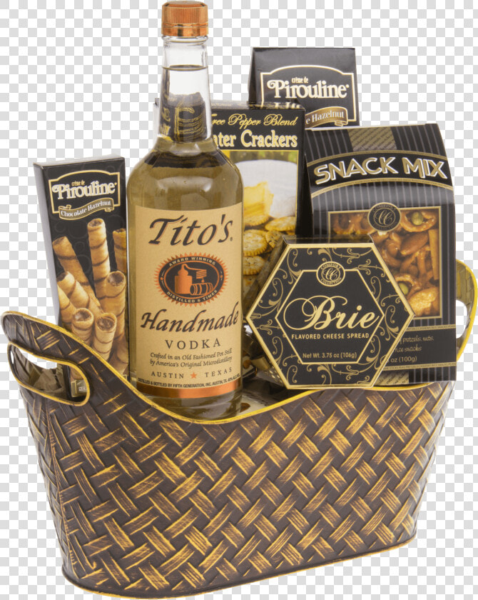 Perfect Score Vodka Gift Basket  Titos Gift Basket    Tito  39 s Handmade Vodka  HD Png DownloadTransparent PNG