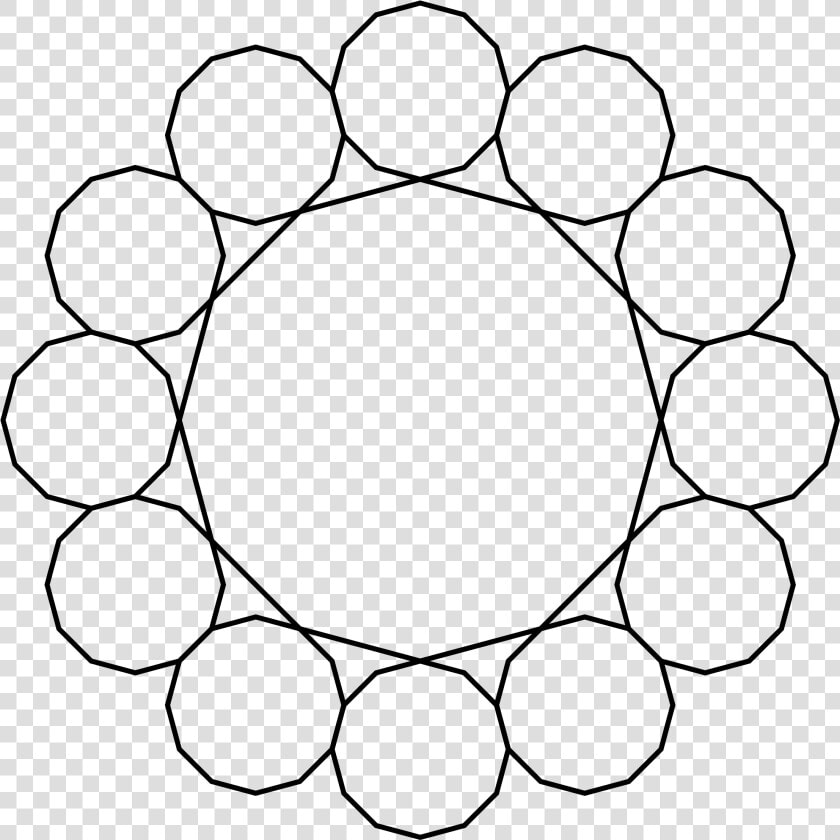 Dodecagon Ring Clip Arts   Dodecagon Circle  HD Png DownloadTransparent PNG