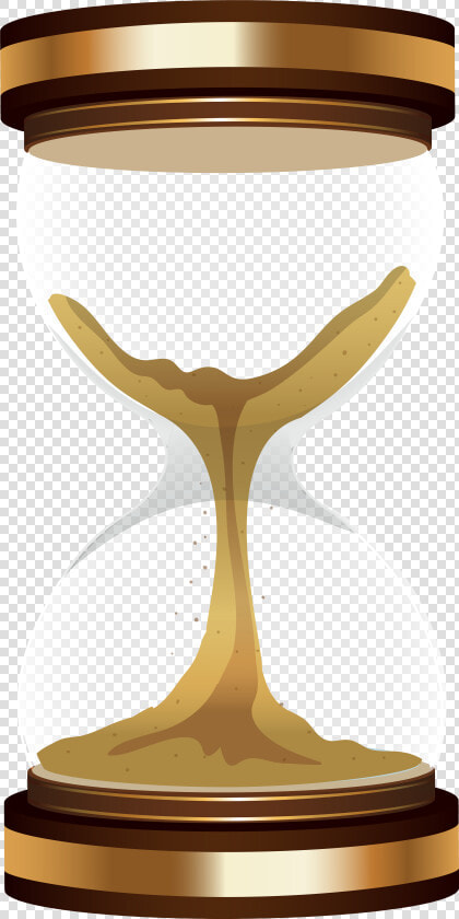 Transparent Timer Clipart   Sand Clock Clipart Gold  HD Png DownloadTransparent PNG