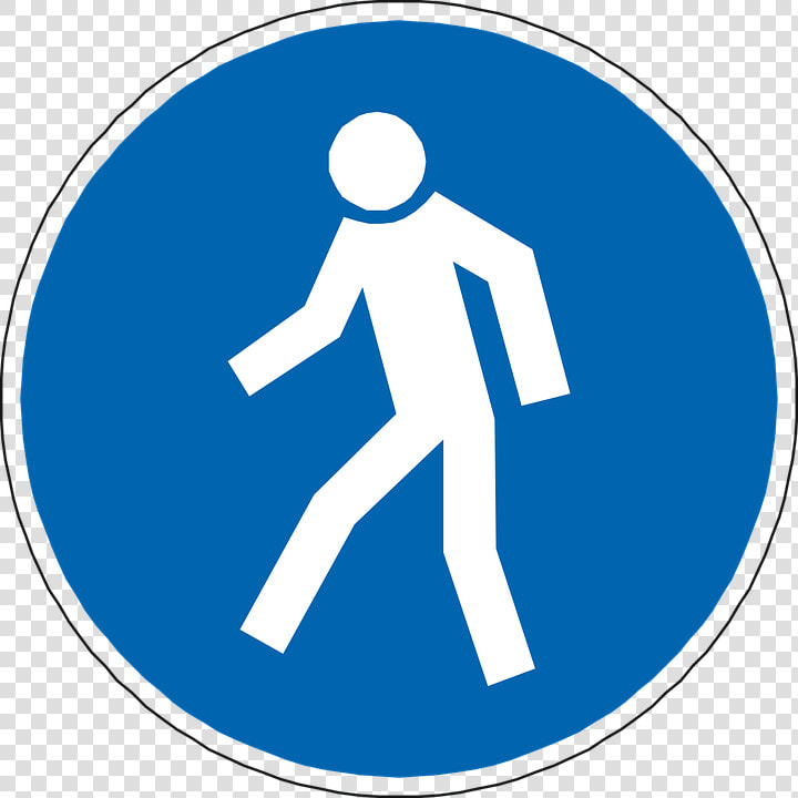 Walking  Pedestrian Passage  Man  Blue  Walker   Icone Piéton  HD Png DownloadTransparent PNG