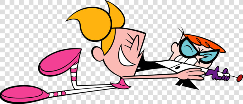 Dexter S Lab   Dexter And Deedee Fighting  HD Png DownloadTransparent PNG