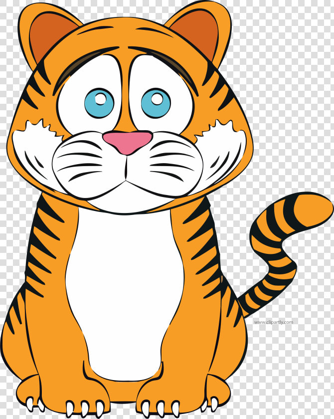 Waiting Tiger Cartoon Clipart Png Mom I Miss   Sad Cartoon Tiger Face  Transparent PngTransparent PNG