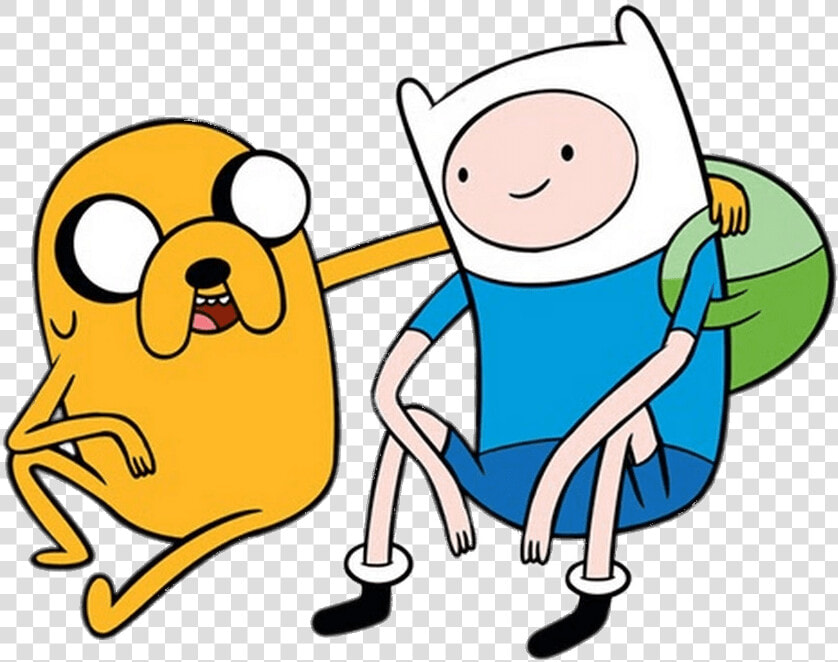 Adventure Time Finn And Jake Sitting Together   Finn And Jack Adventure Time Png  Transparent PngTransparent PNG