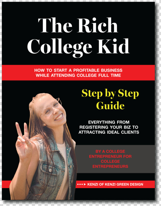 The Rich College Kid Landing Page Book 01   Book  HD Png DownloadTransparent PNG