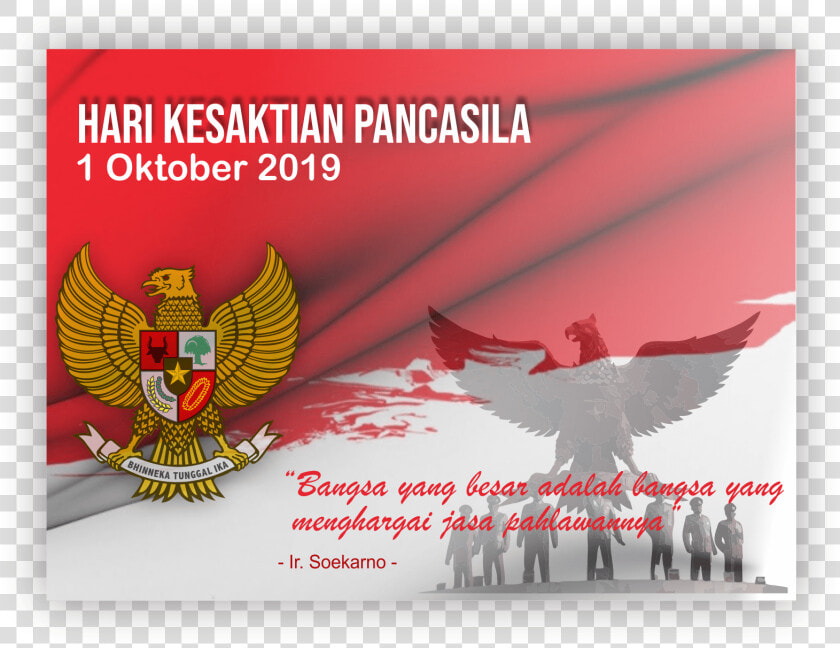Transparent Bendera Merah Putih Png   Background Hari Kesaktian Pancasila  Png DownloadTransparent PNG